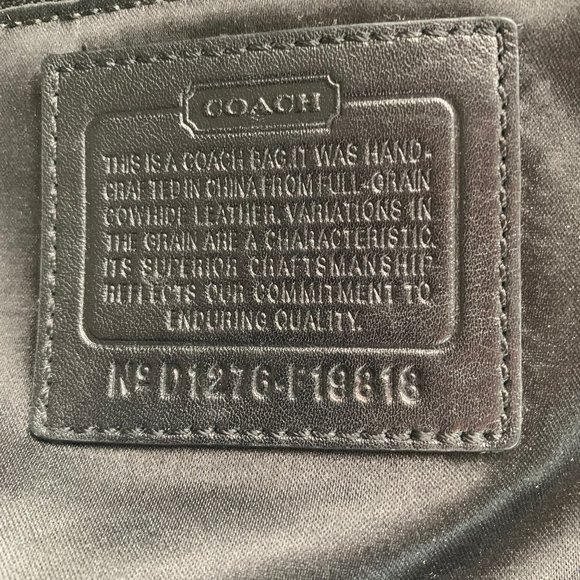 Coach  Black Patent Leather Tote - Picture 8 of 10